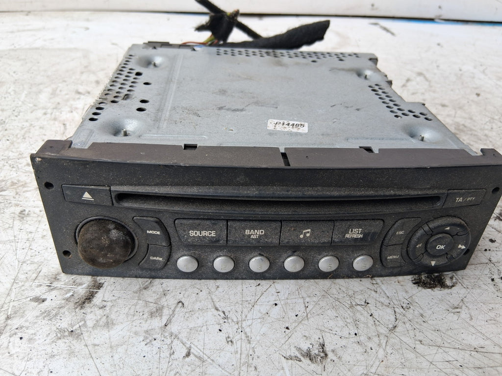 2010 PEUGEOT 207 STEREO CD PLAYER RADIO HEAD UNIT 96662669XT