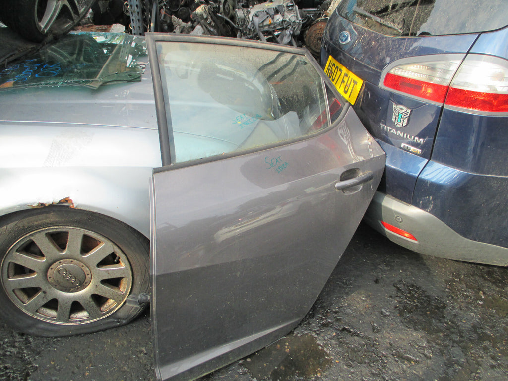 SEAT IBIZA 6J MK4 2016 5 DOOR HATCHBACK NSR PASSENGER REAR DOOR LS7K GREY