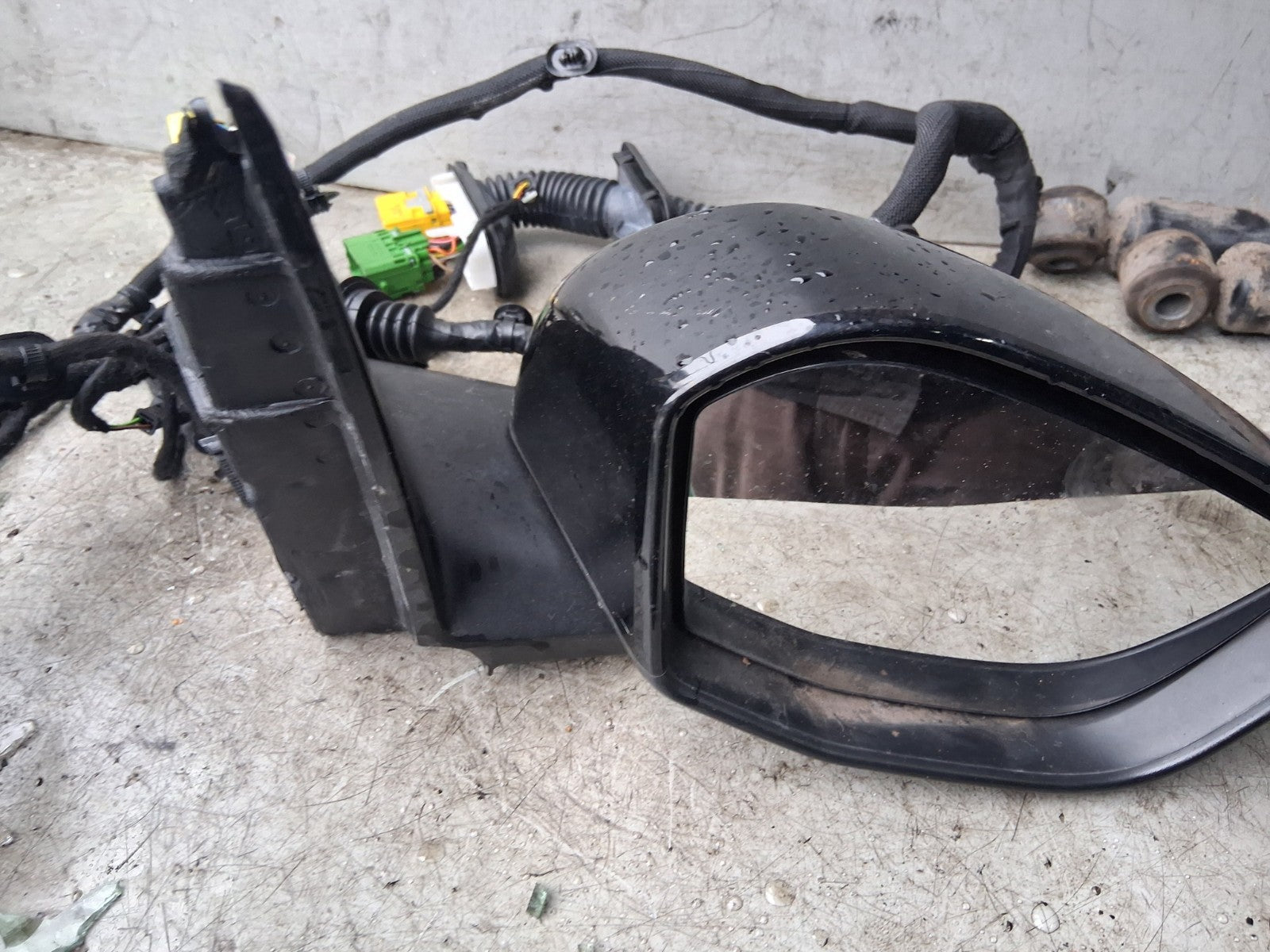 2023 CITROEN C4 MK3 OSF DRIVER SIDE RIGHT WING MIRROR POWER FOLD BLACK 984653529