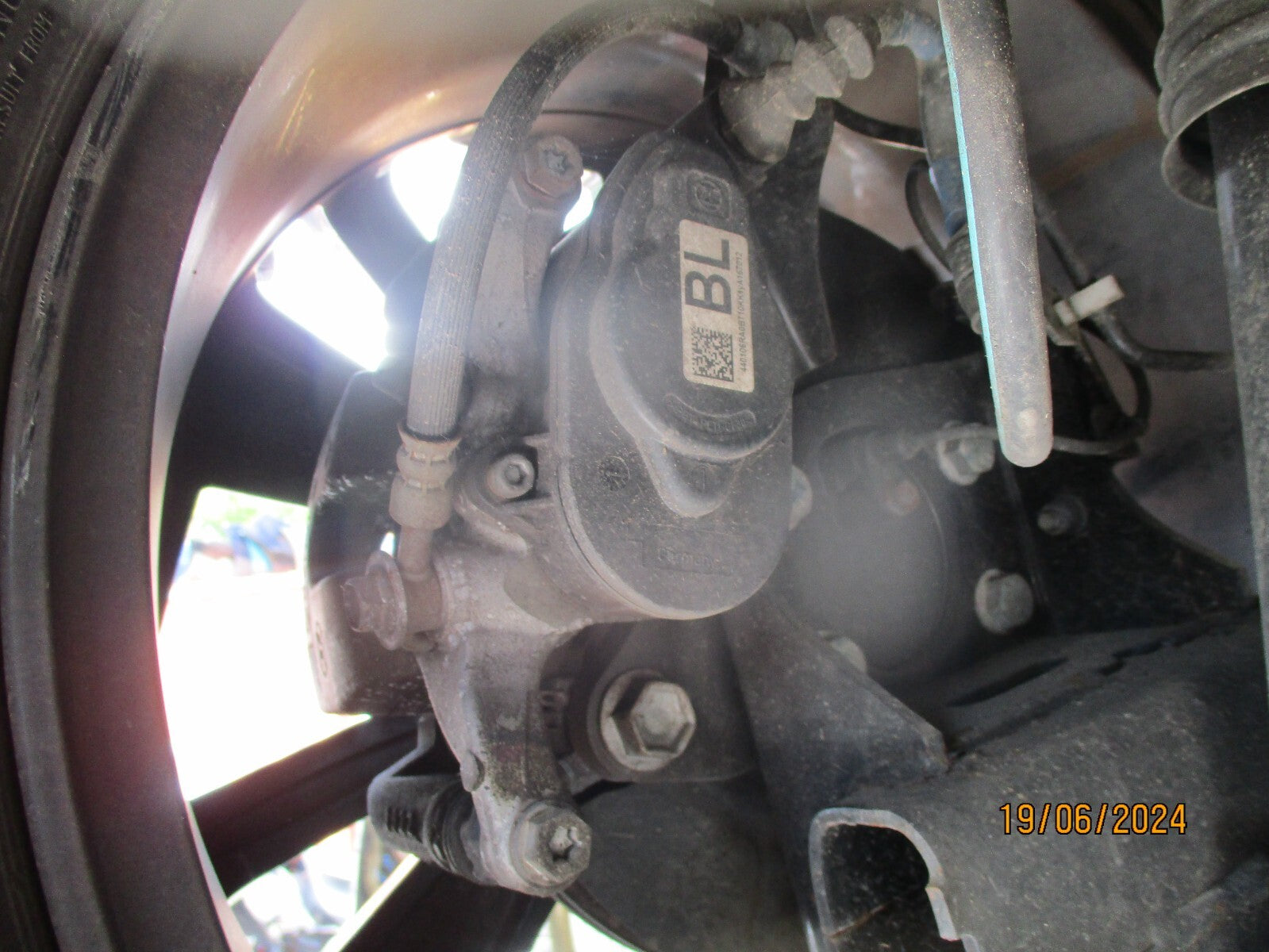 NISSAN QASHQAI J12 MK3 2023 NSR PASSENGER SIDE REAR BRAKE CALIPER 440106RA0B