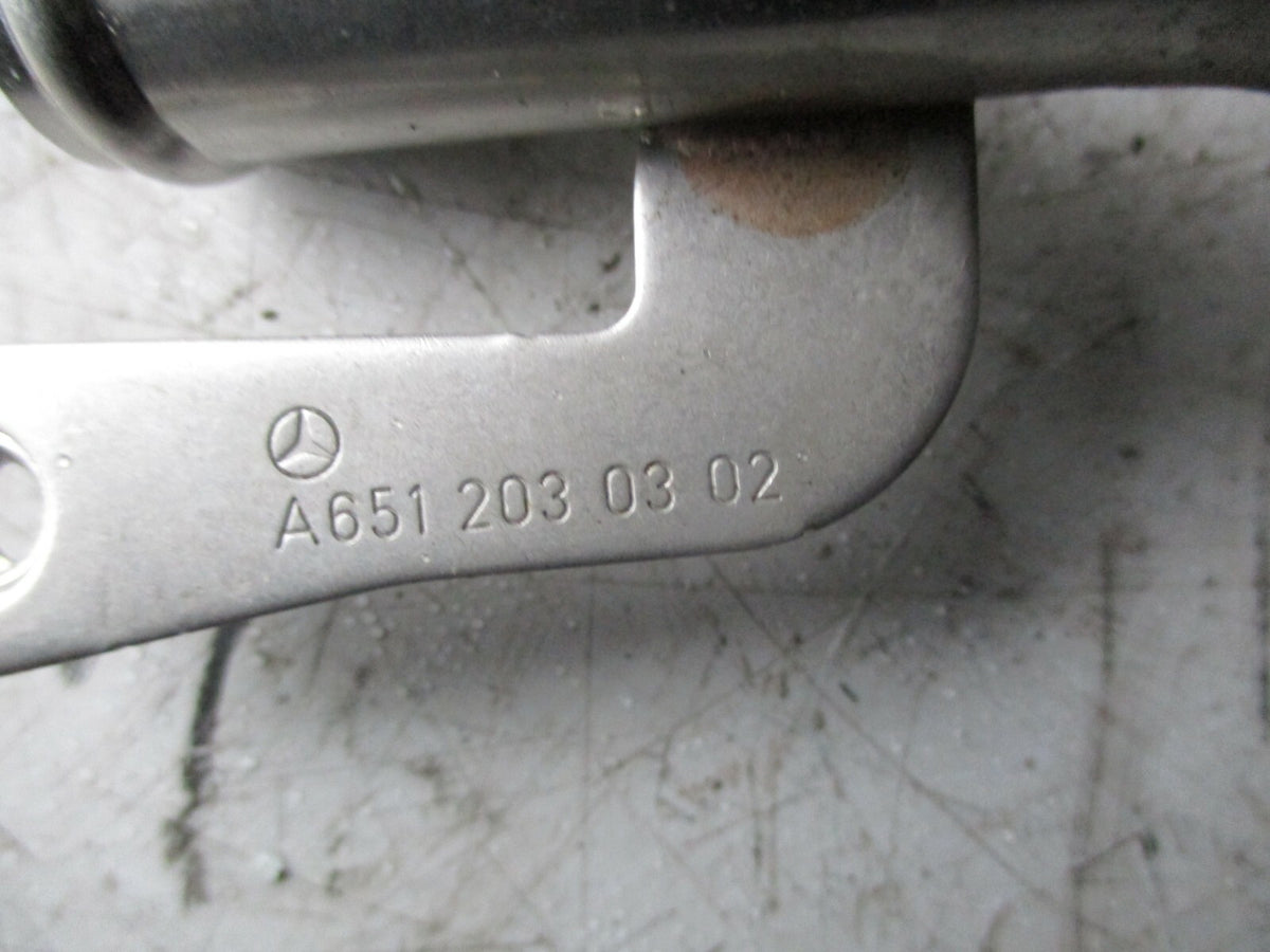 MERCEDES GLA220 2.1 170HP 2014 HARD METAL COOLANT HOSE PIPE SUPPORT A6512030302