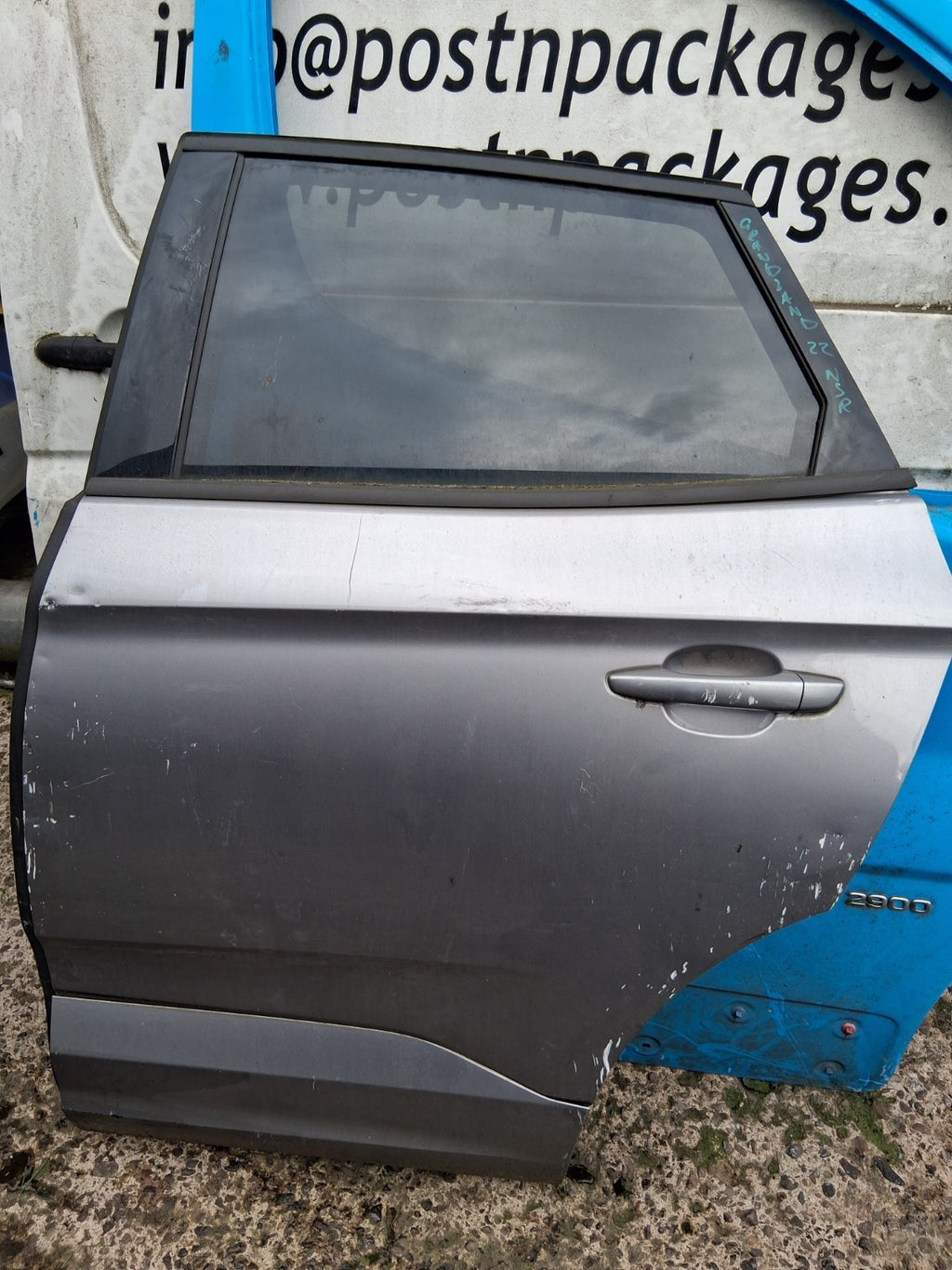 2022 VAUXHALL GRANDLAND MK1 FACELIFT NSR PASSENGER SIDE REAR BARE DOOR GREY