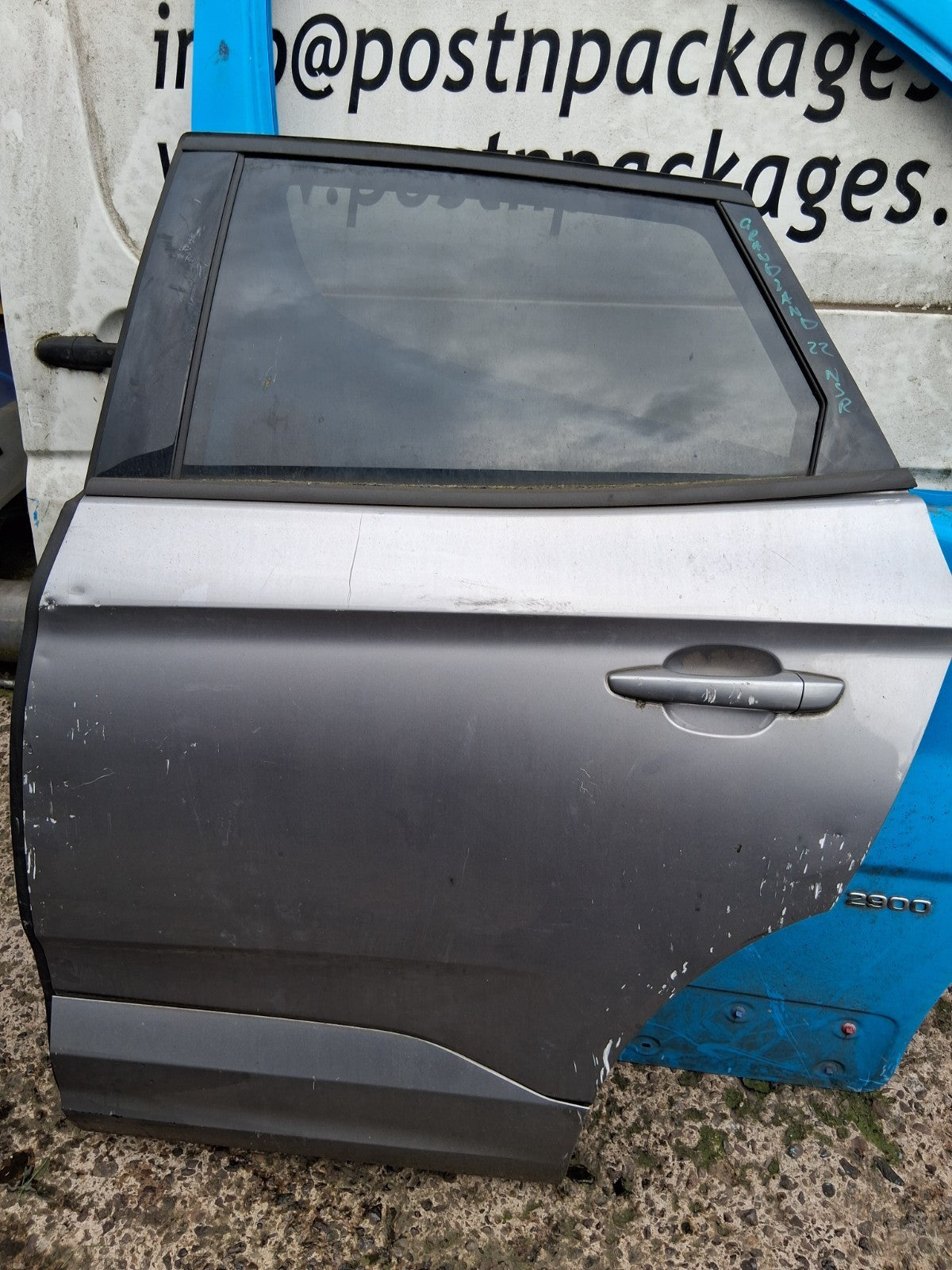 2022 VAUXHALL GRANDLAND MK1 FACELIFT NSR PASSENGER SIDE REAR BARE DOOR GREY