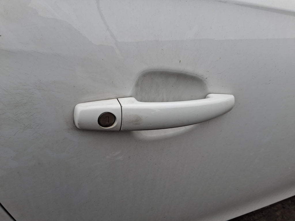 2019 VAUXHALL CORSA E 3 DOOR OS DRIVER SIDE EXTERIOR DOOR HANDLE WHITE Z40R