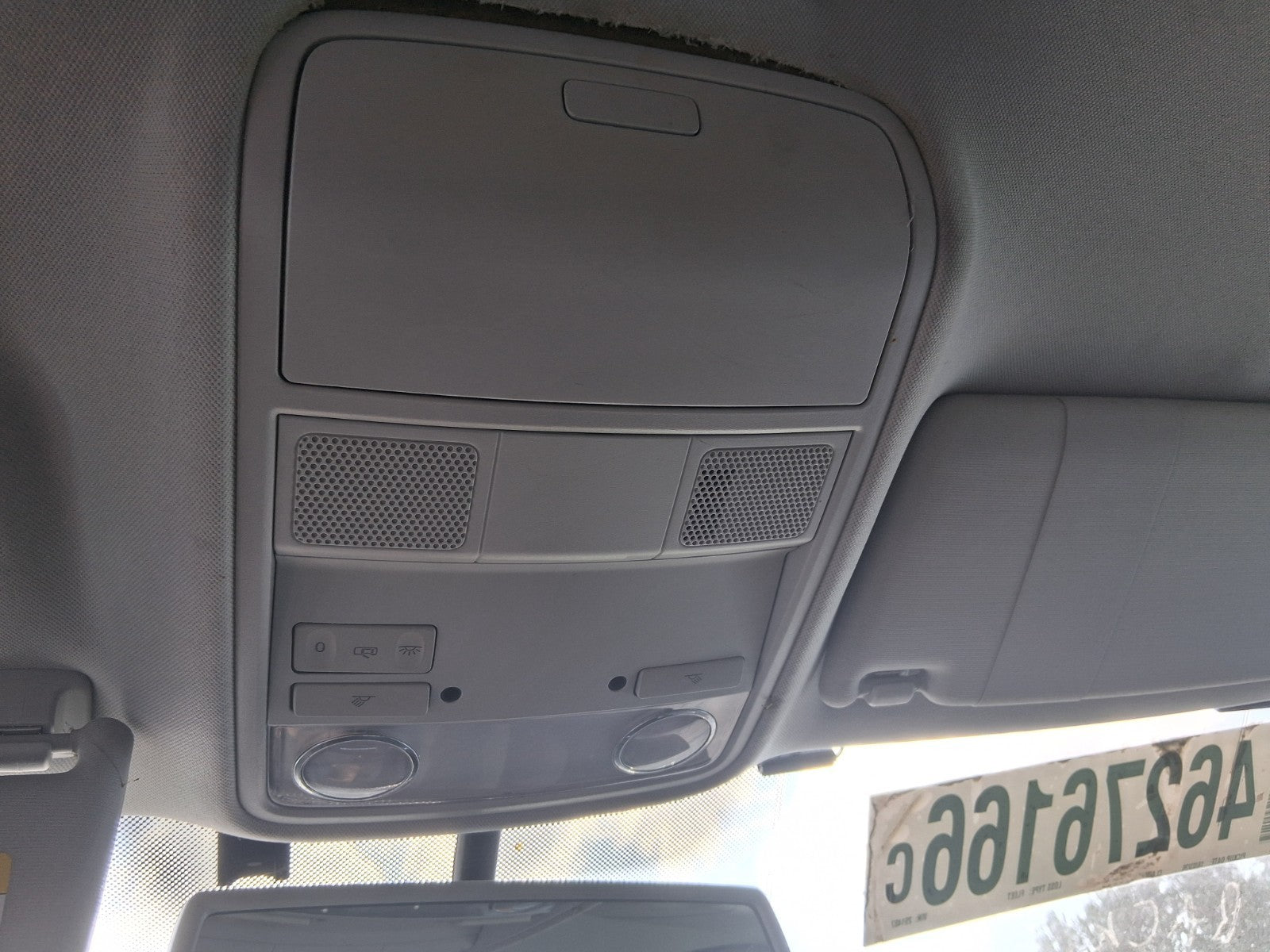 2012 VW VOLKSWAGEN GOLF MK6 FRONT INTERIOR ROOF READING LIGHT
