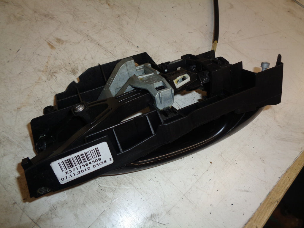 BMW 5 SERIES 2012 F10 NSR PASSENGER REAR LOCK MECHANISM WITH EXTERIOR HANDLE