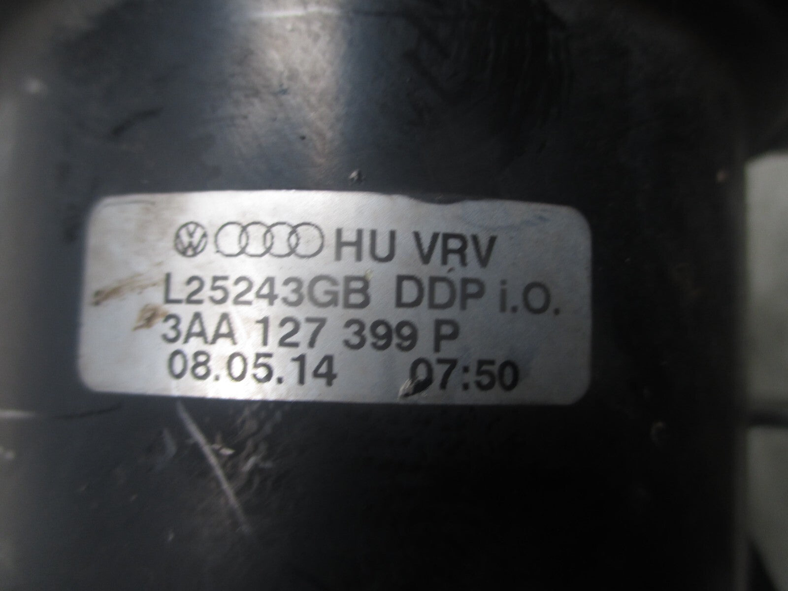 VW VOLKSWAGEN PASSAT B7 2014 FUEL FILTER HOUSING 3AA127399P