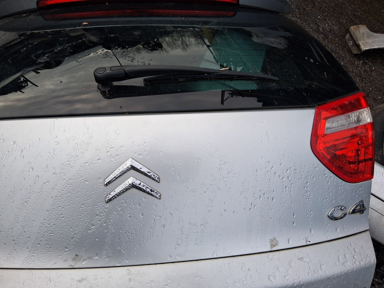 2008 CITROEN C4 PICASSO COMPLETE REAR TAILGATE BOOTLID SILVER