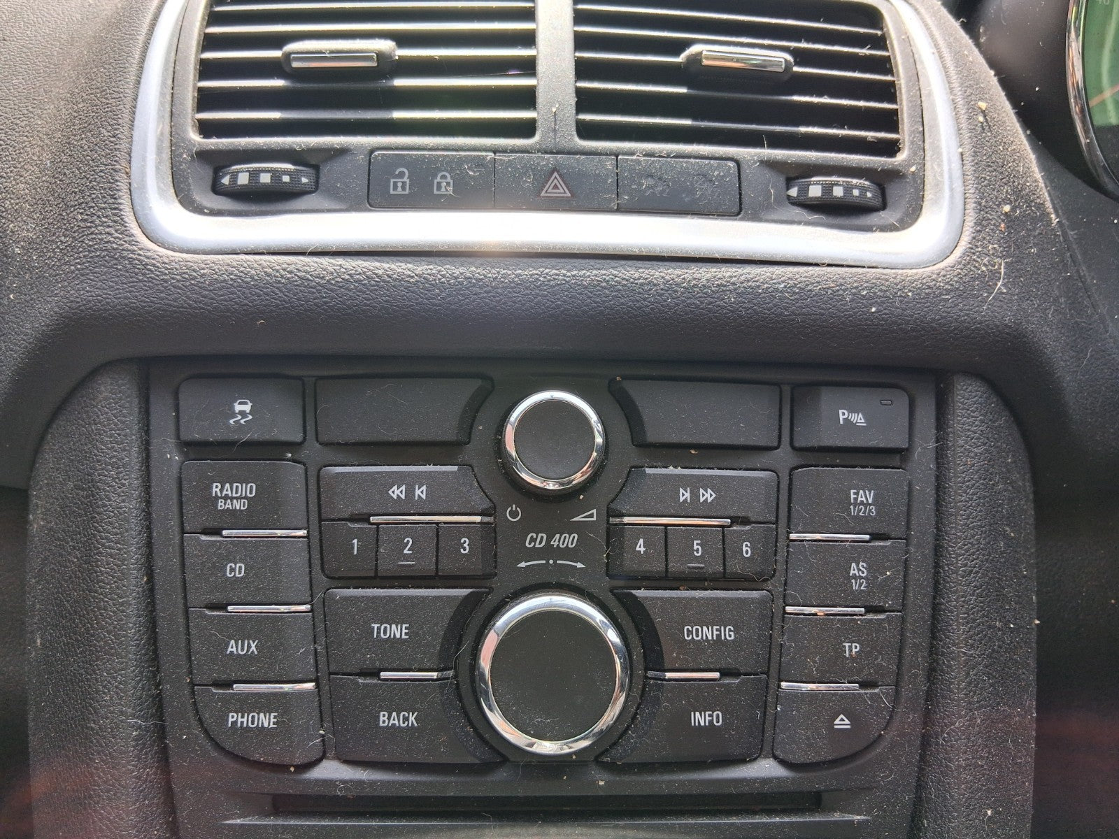 2016 VAUXHALL MERIVA B MK2 MULTIMEDIA RADIO CD PLAYER SWITCH PANEL CONTROL