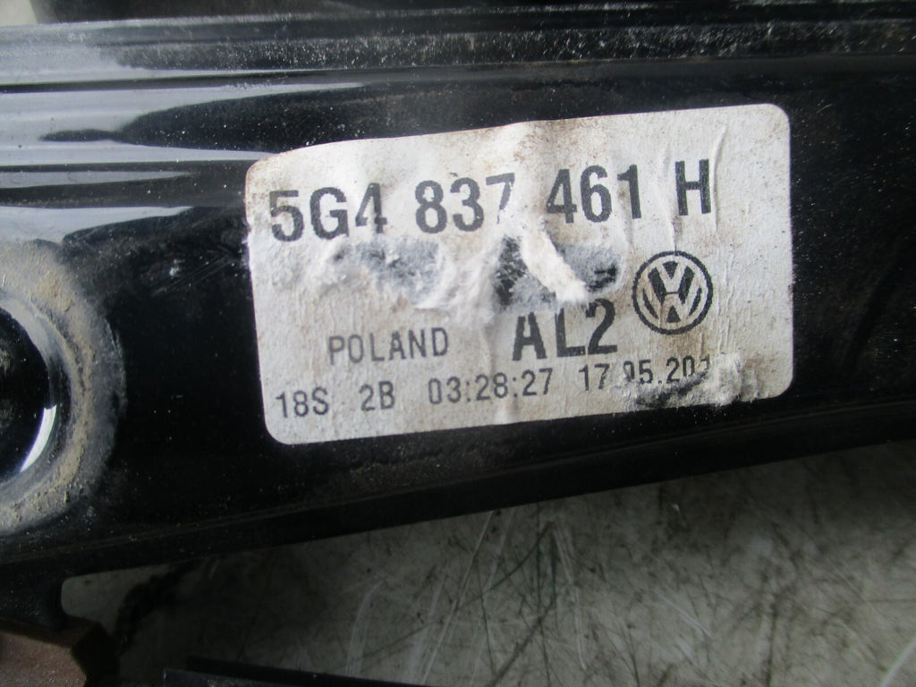2017 VW GOLF  WINDOW MOTOR & REGULATOR 5G4837461H