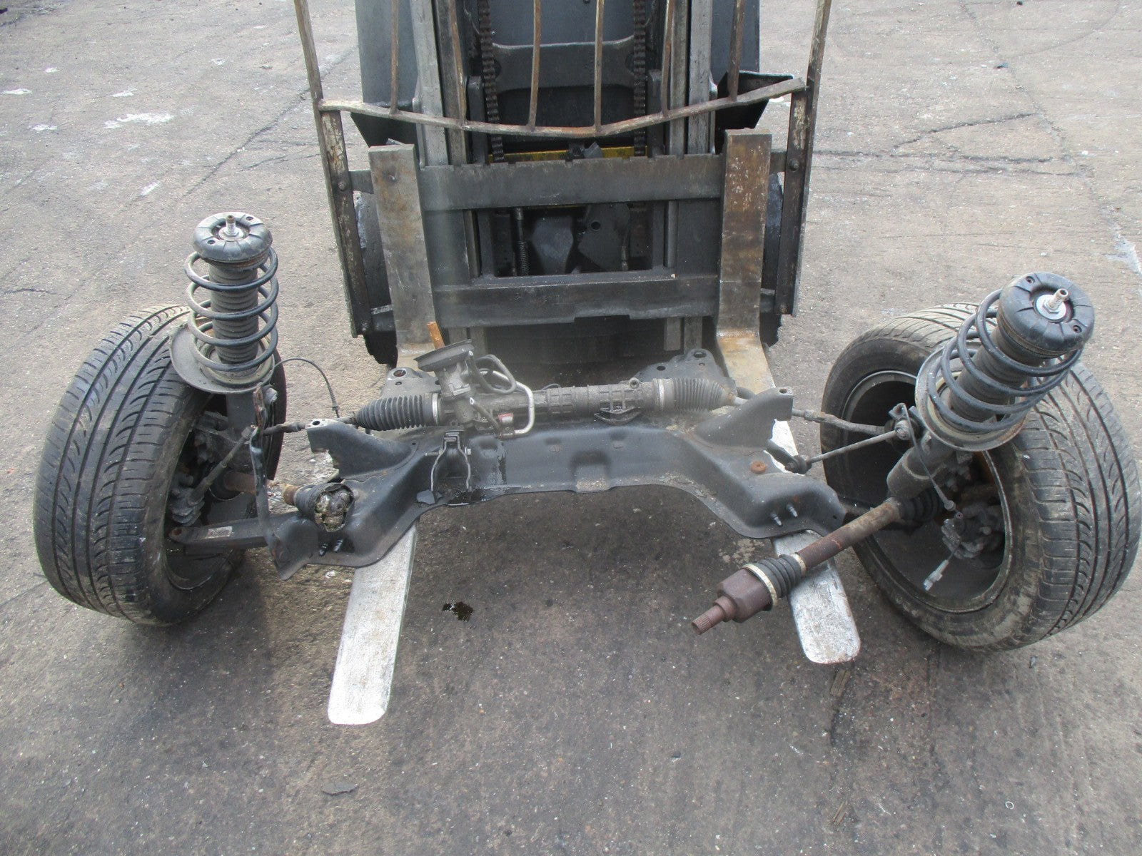 PEUGEOT 5008 2015 1.6 HDI FRONT COMPLETE SUB FRAME LEG SUSPENSION CRADLE