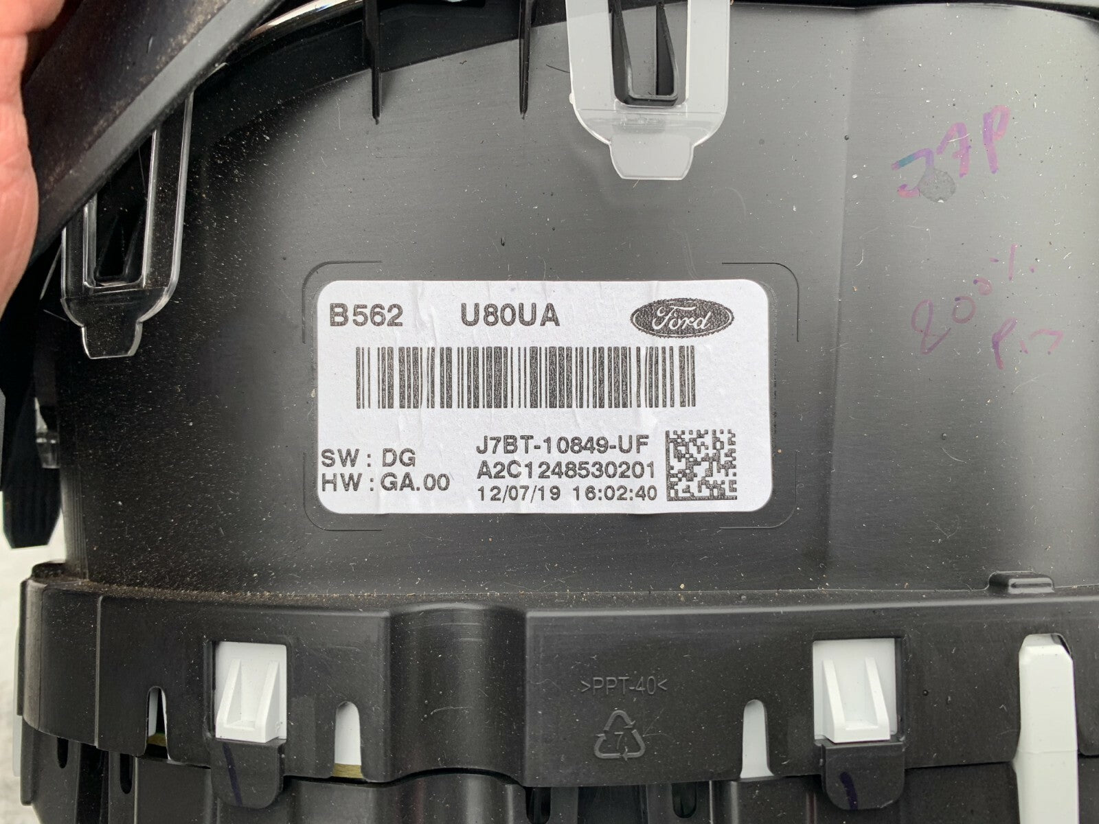 FORD KA  PLUS + 2019 1.2 PETROL SPEEDO CLOCKS CLUSTER SPEEDOMETER J7BT 10849 UF