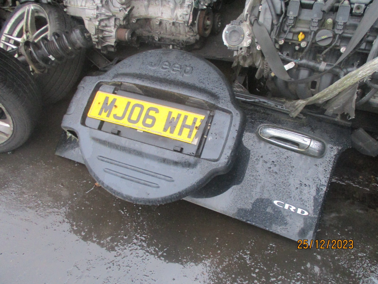 JEEP CHEROKEE MK3 2006 TAILGATE BOOTLID BLACK
