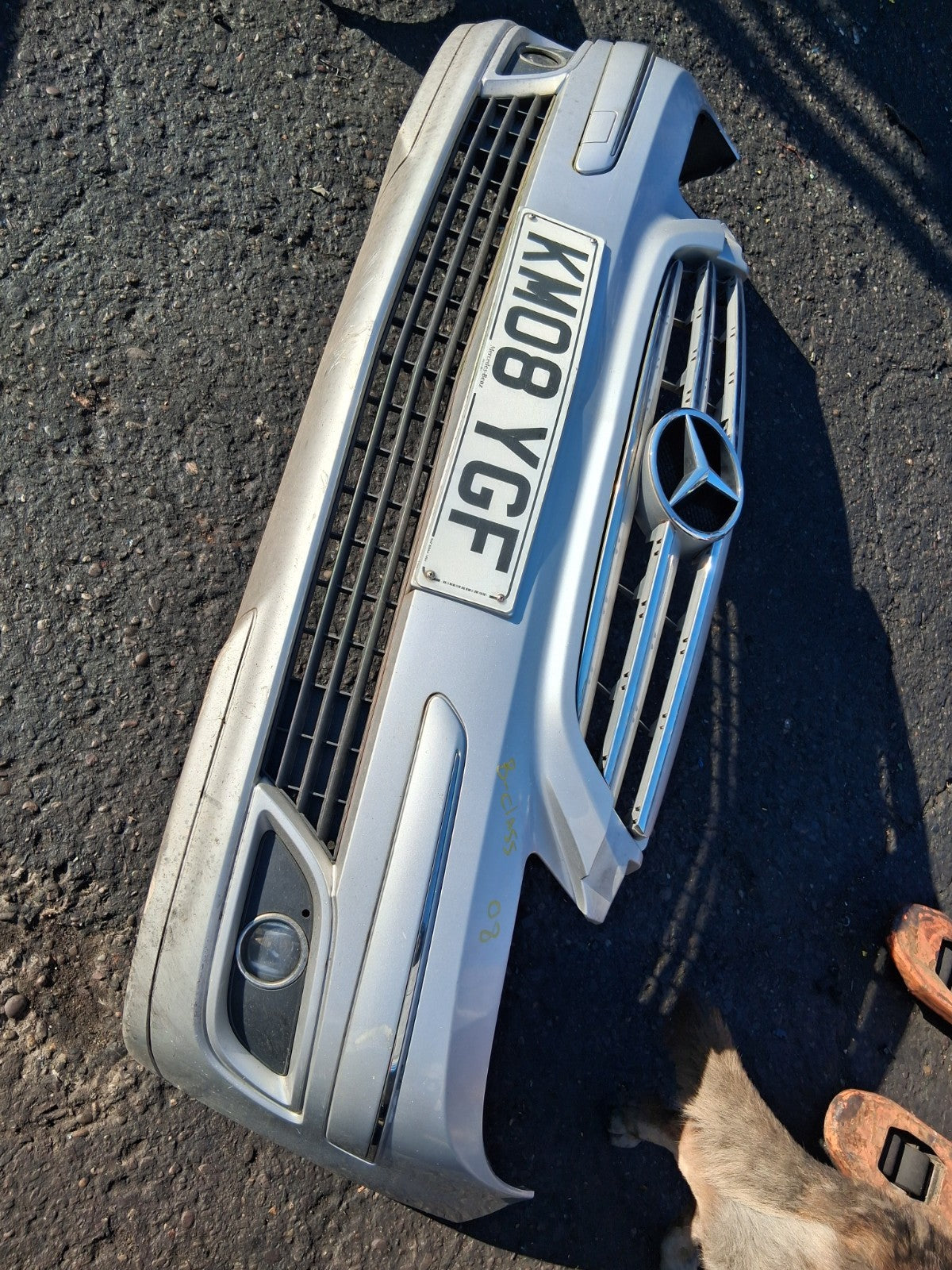 2008 MERCEDES B CLASS W245 FRONT COMPLETE BUMPER BADGE GRILL FOG LIGHTS SILVER