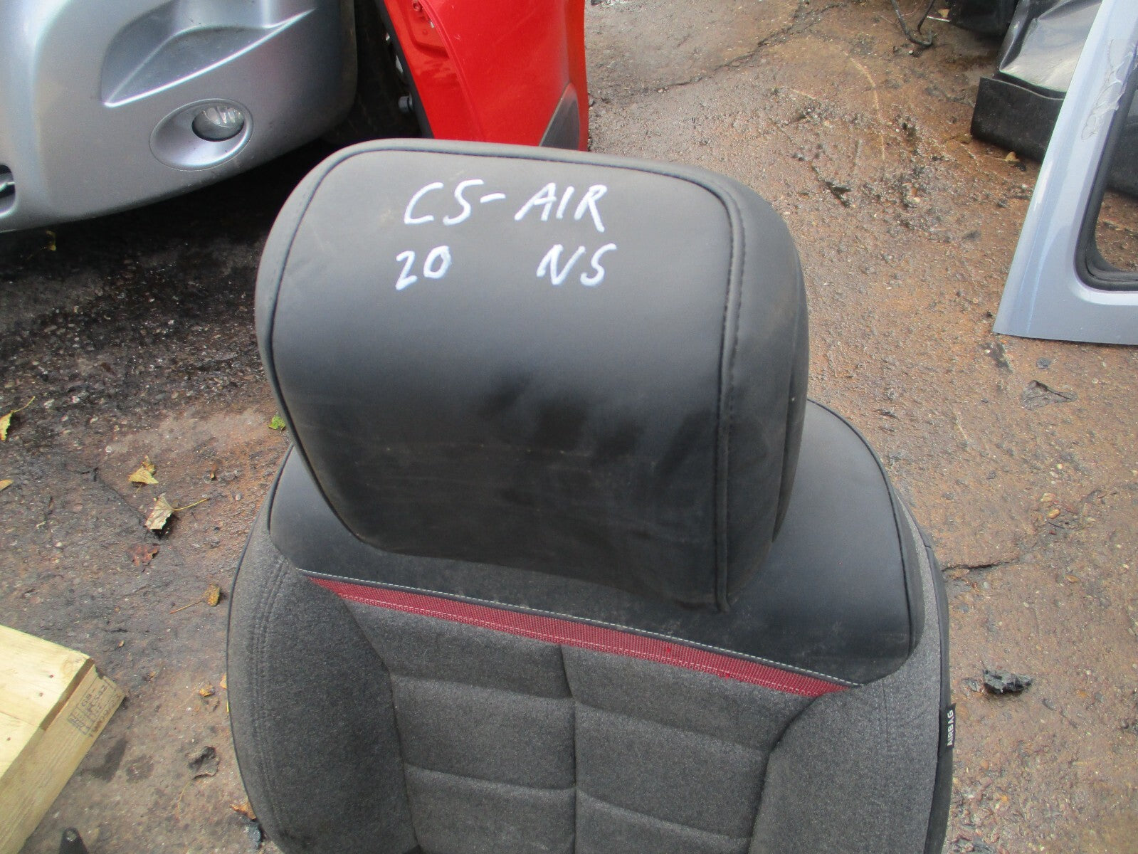 2020 CITROEN C5 AIRCROSS NSF PASSENGER SIDE FRONT COMPLETE SEAT HALF LEATHER