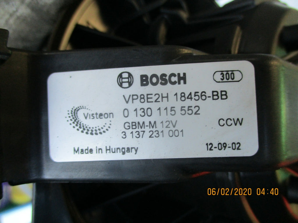 FORD FIESTA MK7 2012 HEATER AIR FAN BLOWER MOTOR ASSEMBLY UNIT 0130115552