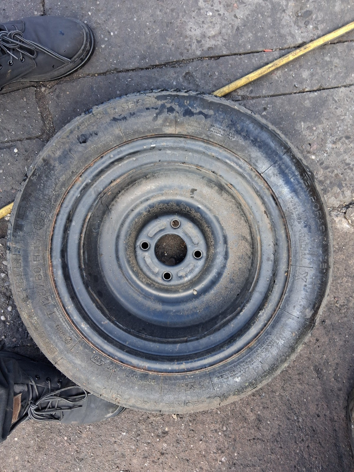 1995 ROVER SPRINT 214 15 INCH SPARE WHEEL SPACE SAVER WITH TYRE 125/80R15