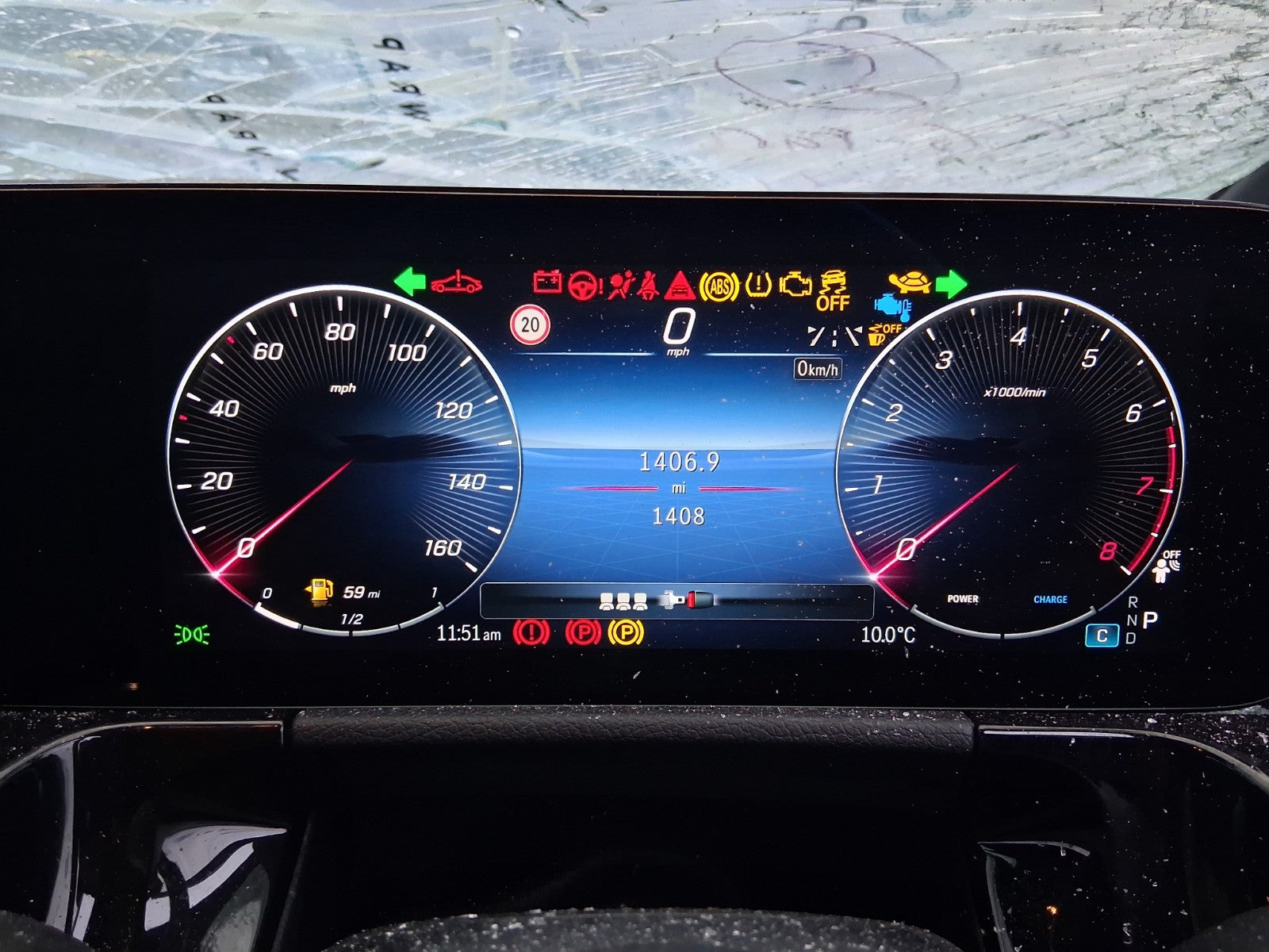 2025 MERCEDES BENZ GLA 180 H247 DASH DISPLAY SCREEN SAT NAV INSTRUMENT CLUSTER