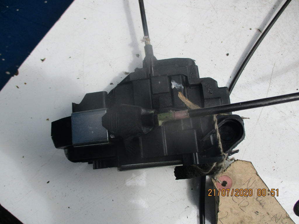 NISSAN NOTE E12 2014 NEAR SIDE FRONT DOOR LOCK MECHANISM MECH