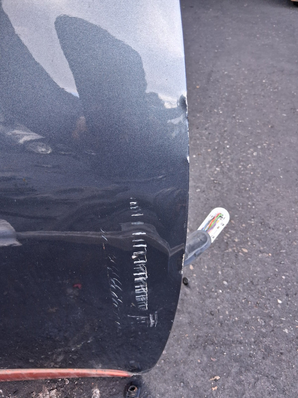 2018 NISSAN MICRA K14 OSF DRIVER SIDE FRONT COMPLETE DOOR GREY TITANIUM KPN