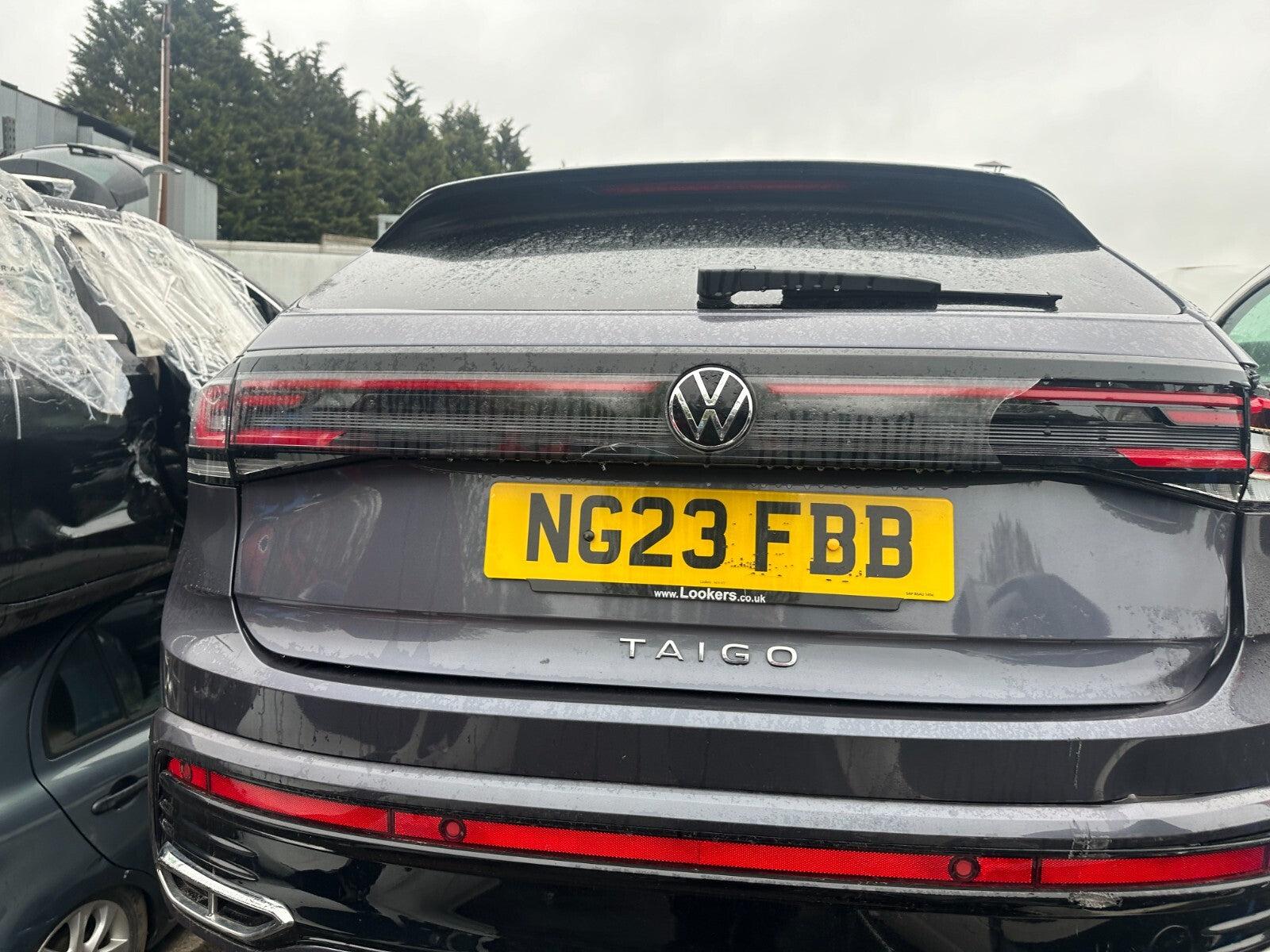 2023 VOLKSWAGEN TAIGO REAR HATCHBACK BOOTLID TAILGATE BOOT BARE GREY LB7Q DENTS
