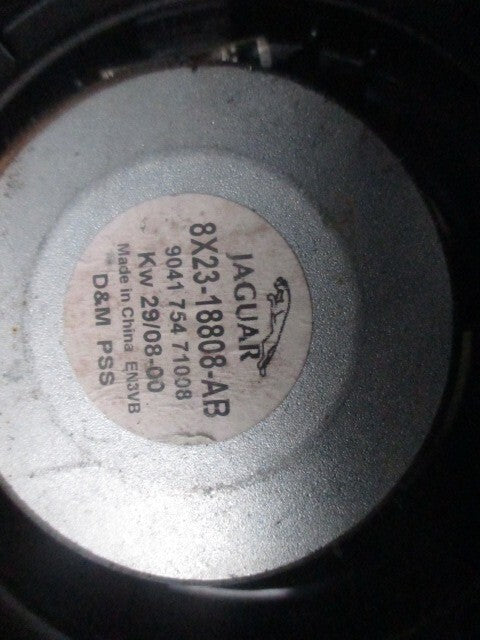 2009 JAGUAR XF OSR DRIVER SIDE REAR DOOR SPEAKER AND TRIM 8X23-18808-AB
