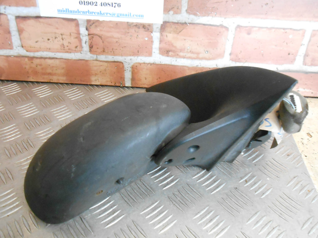 FIAT MAREA BRAVA 2002 OS DRIVER SIDE MANUAL DOOR WING MIRROR BLACK PLASTIC