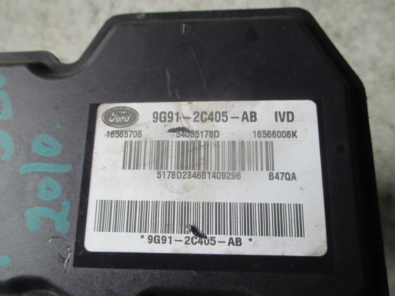 FORD MONDEO 2010 MK3 ABS BRAKE PUMP 9G912C405
