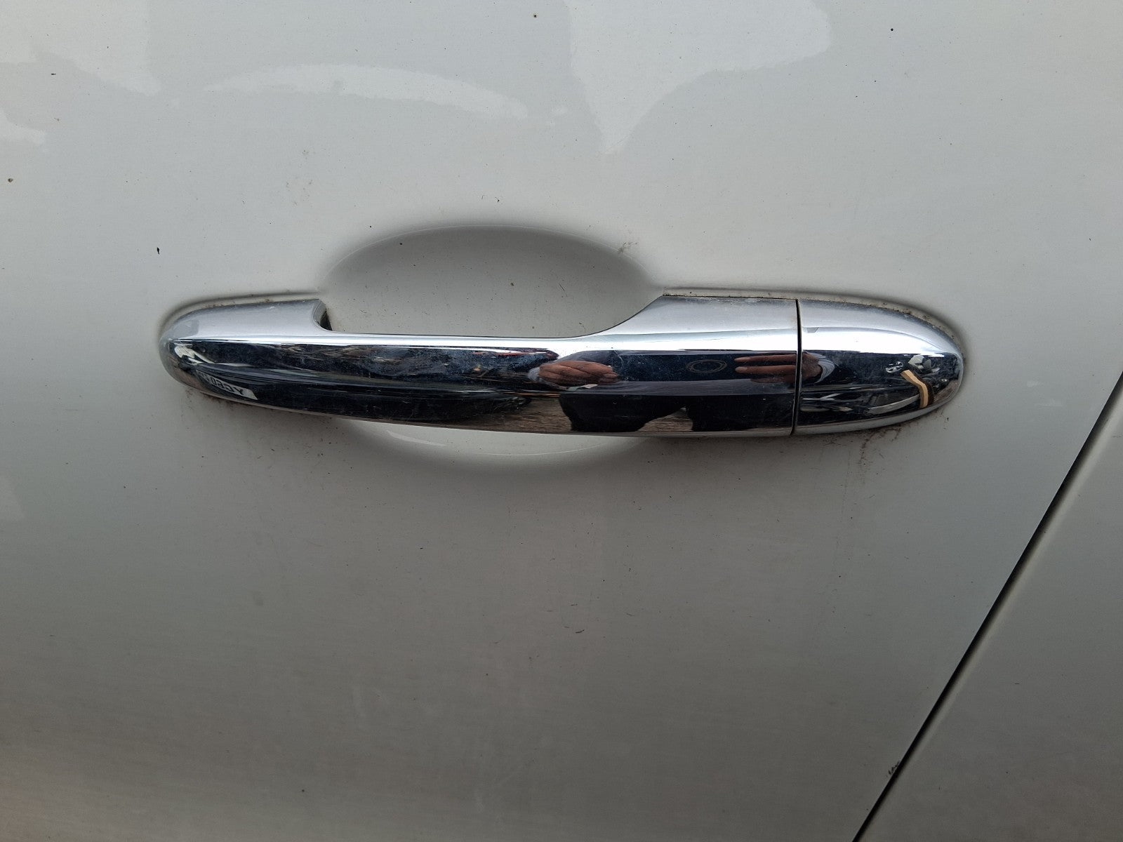 2019 FIAT 500L URBAN NSF PASSENGER SIDE FRONT EXTERIOR DOOR HANDLE CHROME