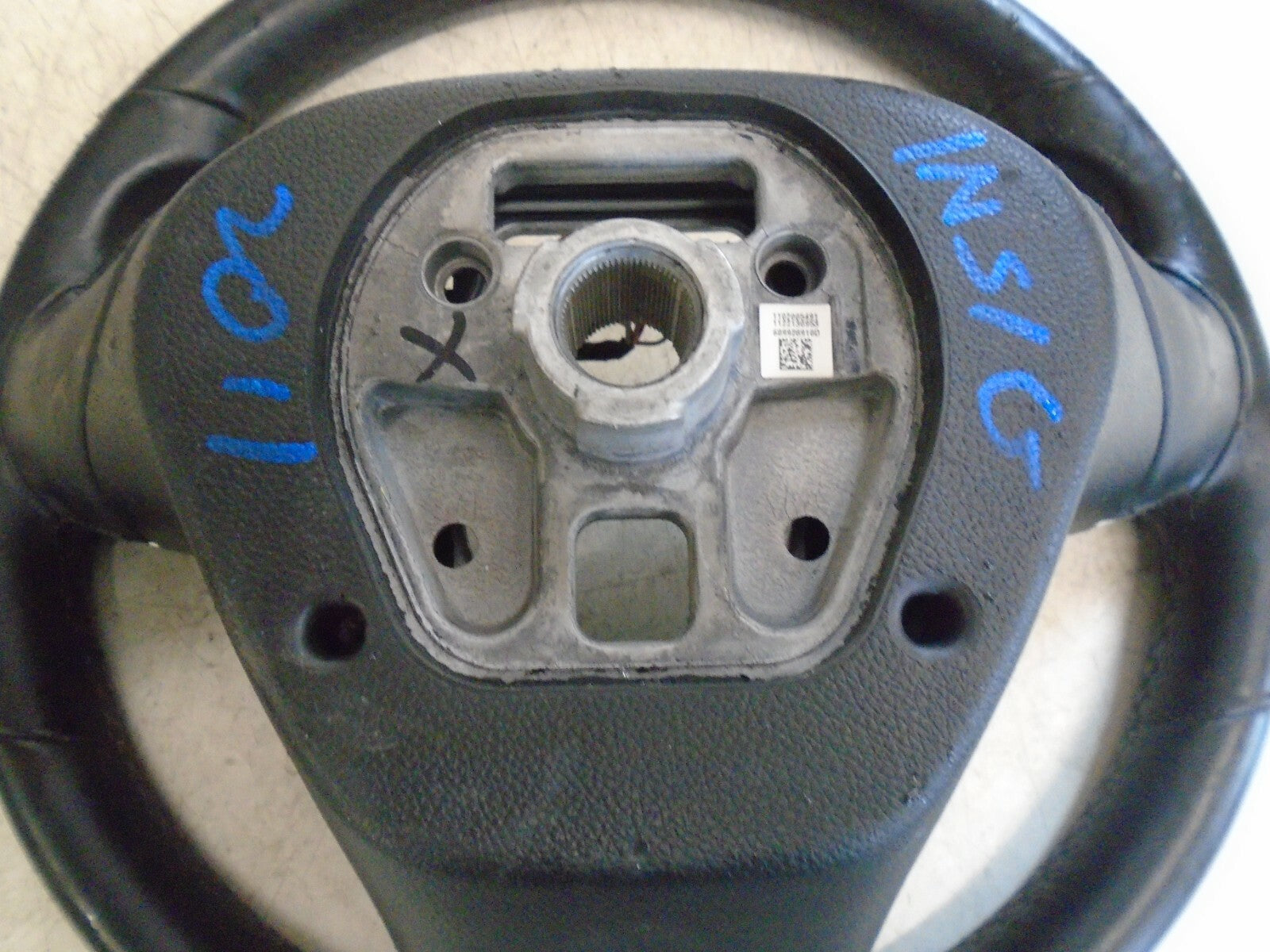 VAUXHALL INSIGNIA 2011 MK1 LEATHER STEERING WHEEL 13316547