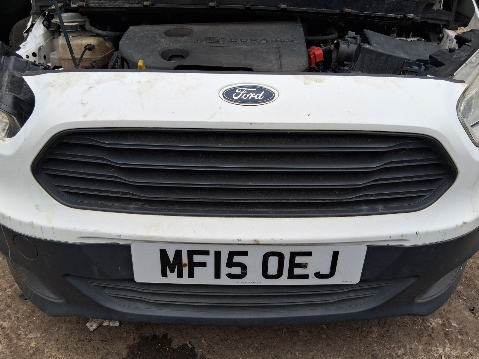 2015 FORD TRANSIT COURIER MK1 FRONT UPPER GRILL BLACK