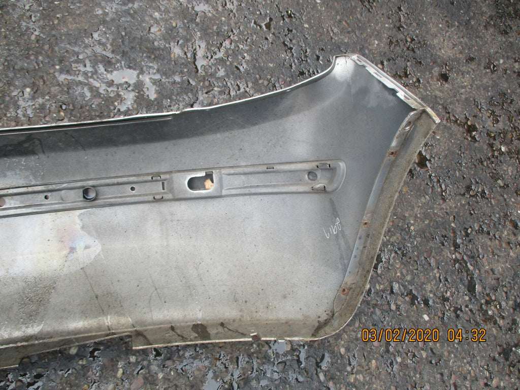SKODA FABIA 6Y 2006 COMPLETE REAR BACK PLASTIC BUMPER SILVER GREY