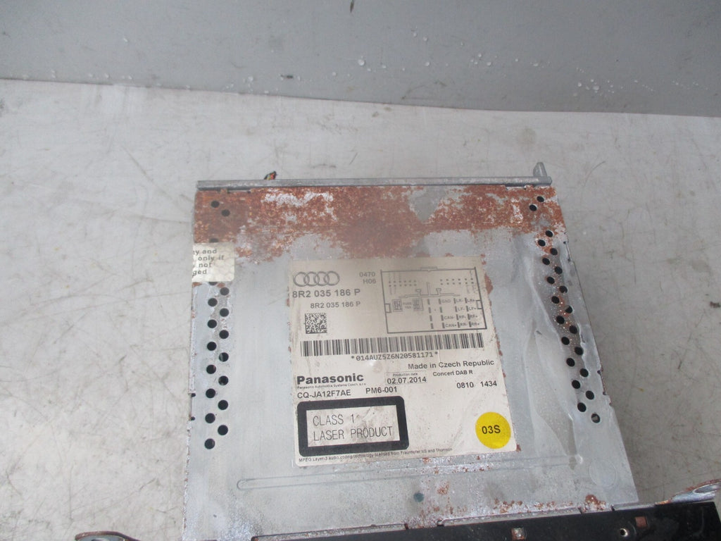 AUDI Q5 S LINE 2014 RADIO CD PLAYER STEREO HEAD UNIT 8R2035186P