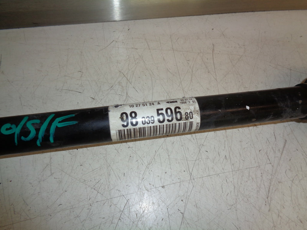 PEUGEOT 208  MK1 1.2 MANUAL PETROL OSF DRIVER SIDE FRONT DRIVESHAFT 9803959680