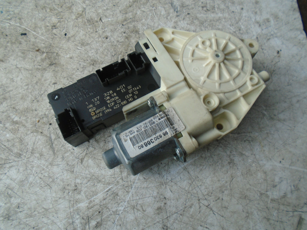 PEUGEOT 407 2006 2.0 DIESEL NS PASSENGER SIDE FRONT WINDOW MOTOR 9663036680