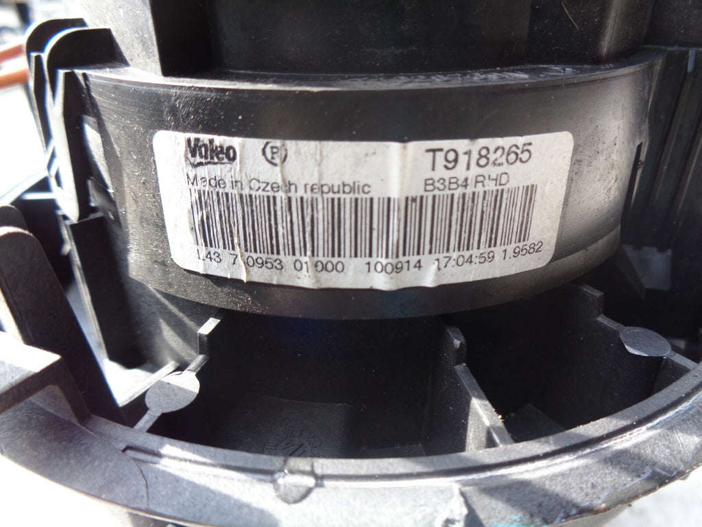 PEUGEOT 108 2014 1.0 PETROL HATCHBACK HEATER BLOWER MOTOR T1028738Z