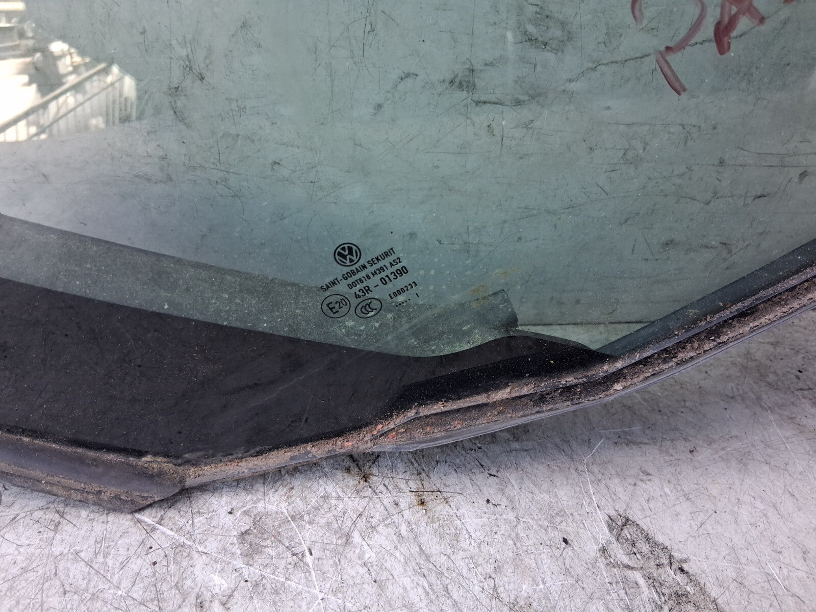 2021 VOLKSWAGEN PASSAT B8 OSR DRIVER SIDE REAR WINDOW QUARTER GLASS