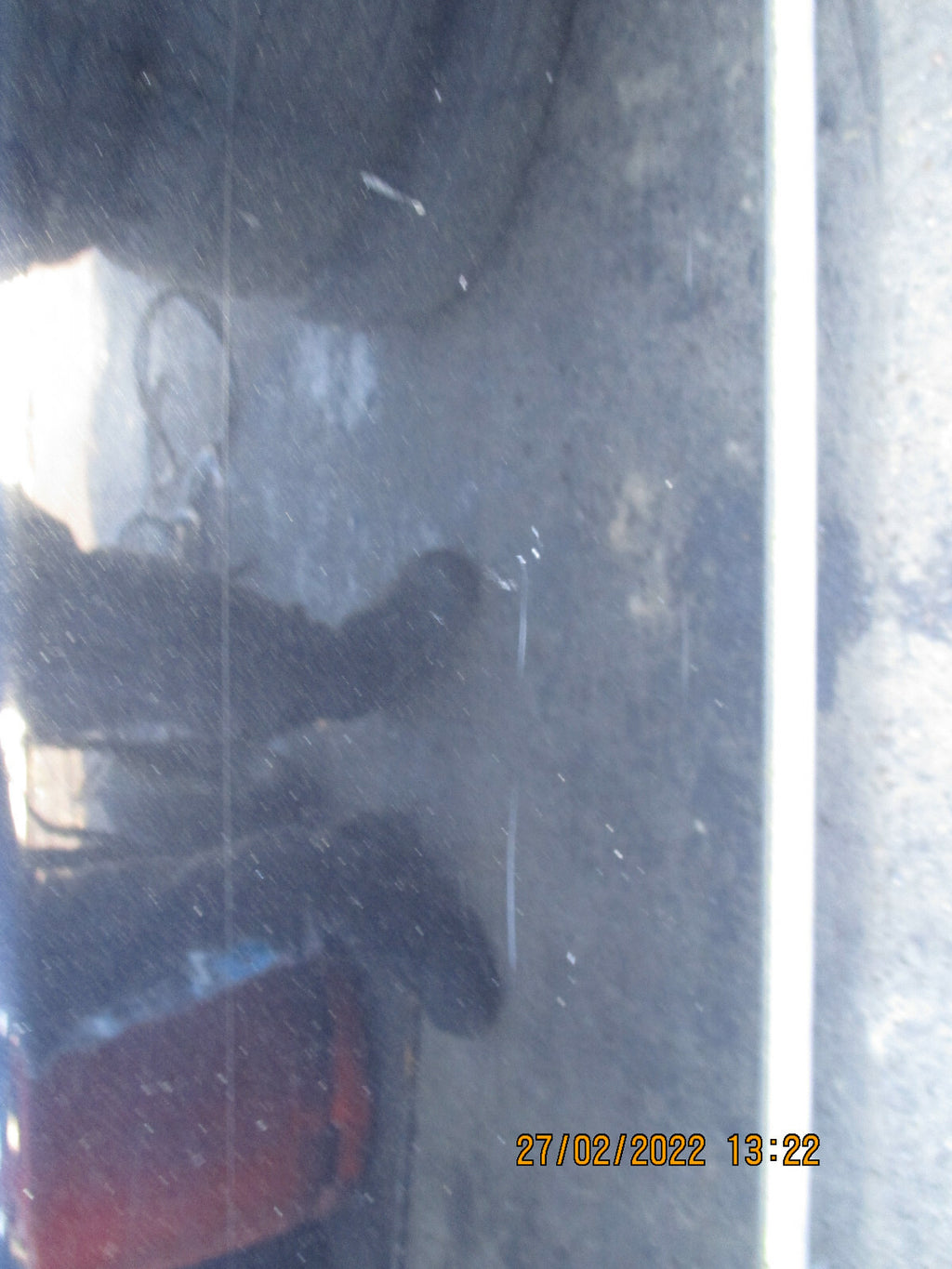 FORD MONDEO 2003 MK2 NSR REAR PASSENGER SIDE COMPLETE DOOR BLACK
