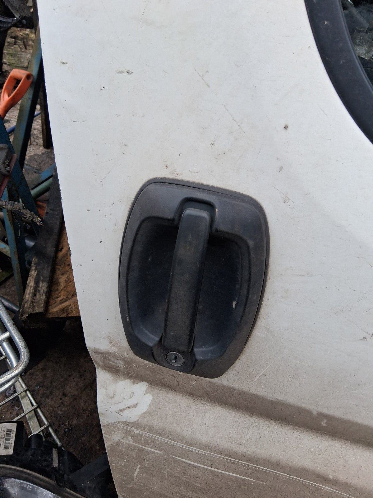2016 PEUGEOT BOXER MK3 OSF DRIVER SIDE FRONT RIGHT COMPLETE DOOR WHITE