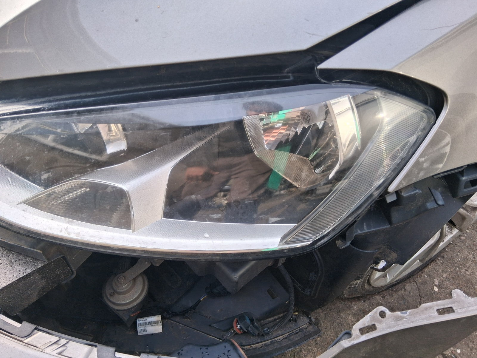 2016 VOLKSWAGEN GOLF MK7 NSF PASSENGER SIDE FRONT LEFT HEADLIGHT