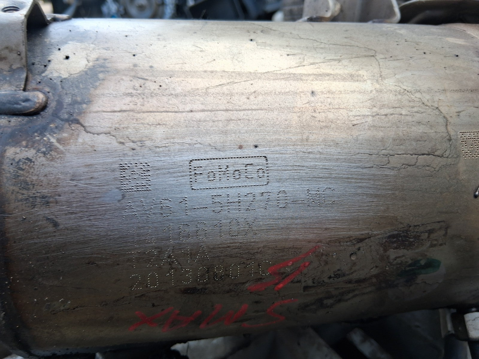 FORD S MAX MK1 2012 1.6 TDCI DIESEL DPF CATALYTIC CONVERTER AV615H270MC