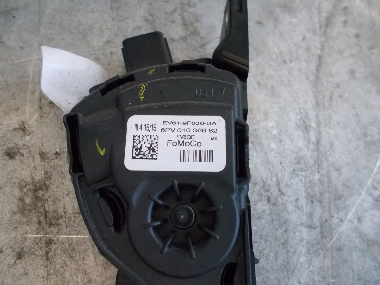 FORD FOCUS MK3 1.5 TDCI (XWDB) ELECTRIC ACCELERATOR PEDAL EV619F836BA