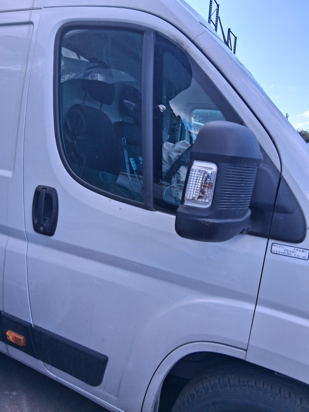 2025 CITROEN RELAY MK3 OSF DRIVER SIDE FRONT BARE DOOR WHITE