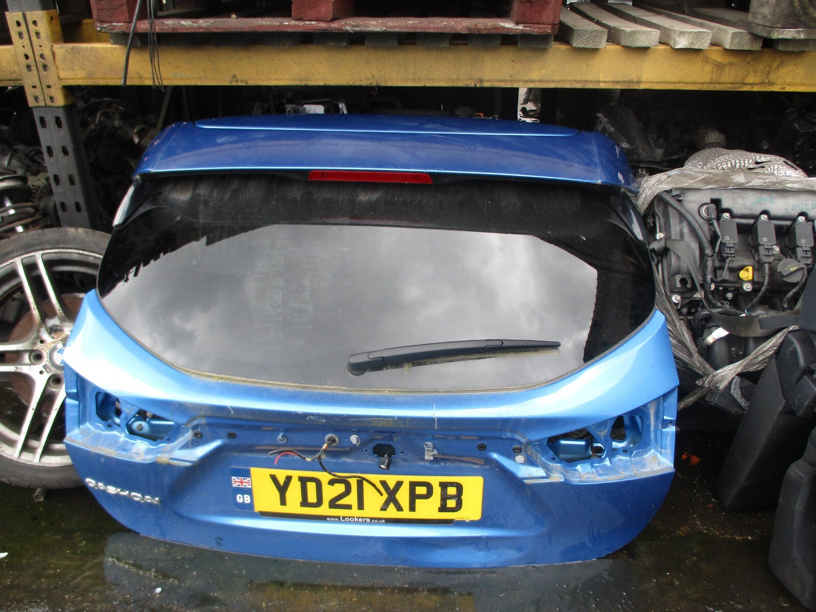 NISSAN QASHQAI J11 2021 REAR BARE TAILGATE BOOTLID BLUE