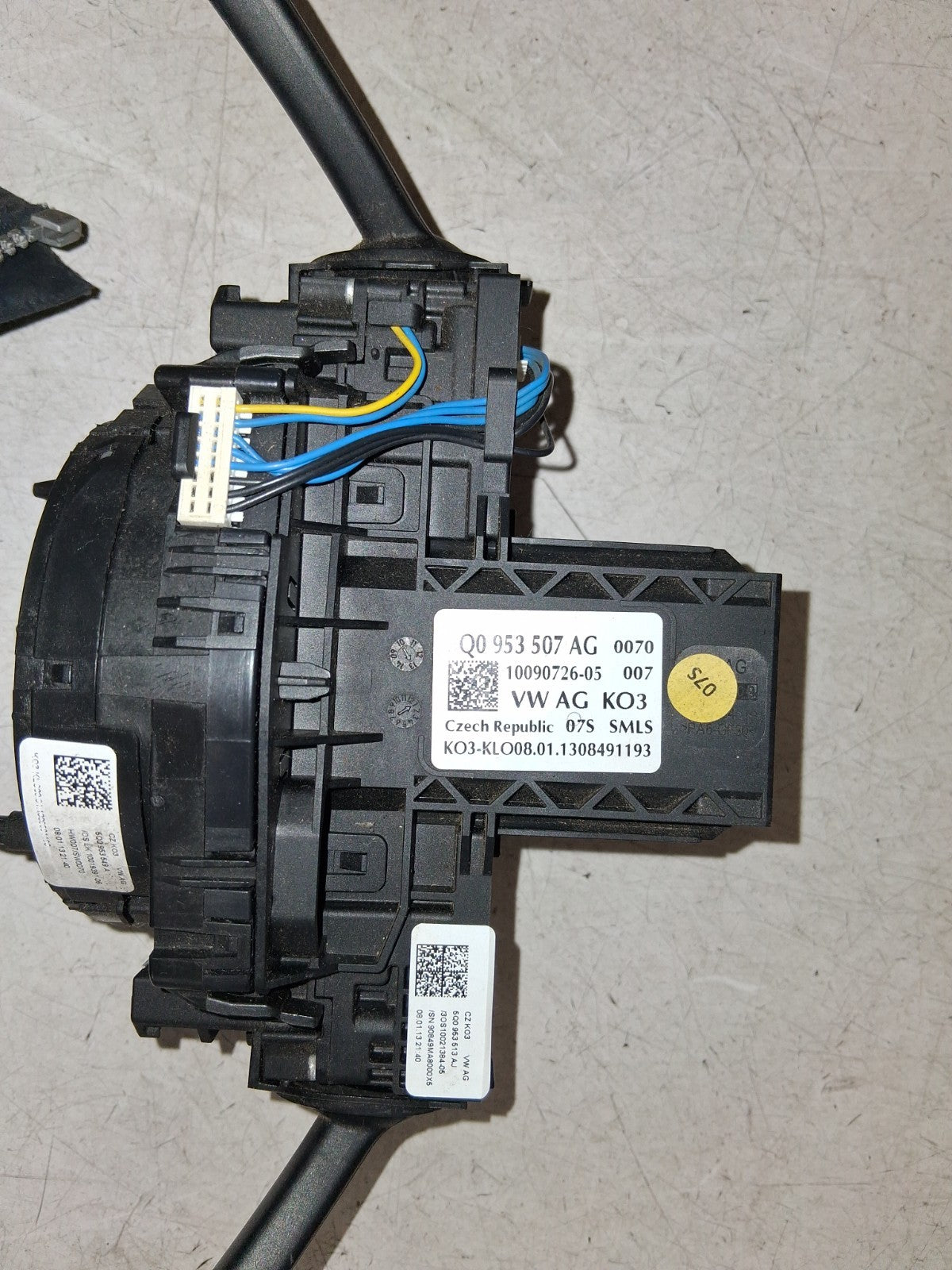 2013 VW VOLKSWAGEN GOLF MK7 WIPER INDICATOR STALK SWITCH SQUIB 5Q0953513AJ