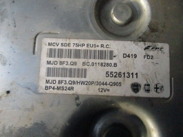 2009 PEUGEOT PARTNER MK2 ECU ENGINE CONTROL MODULE 55261311