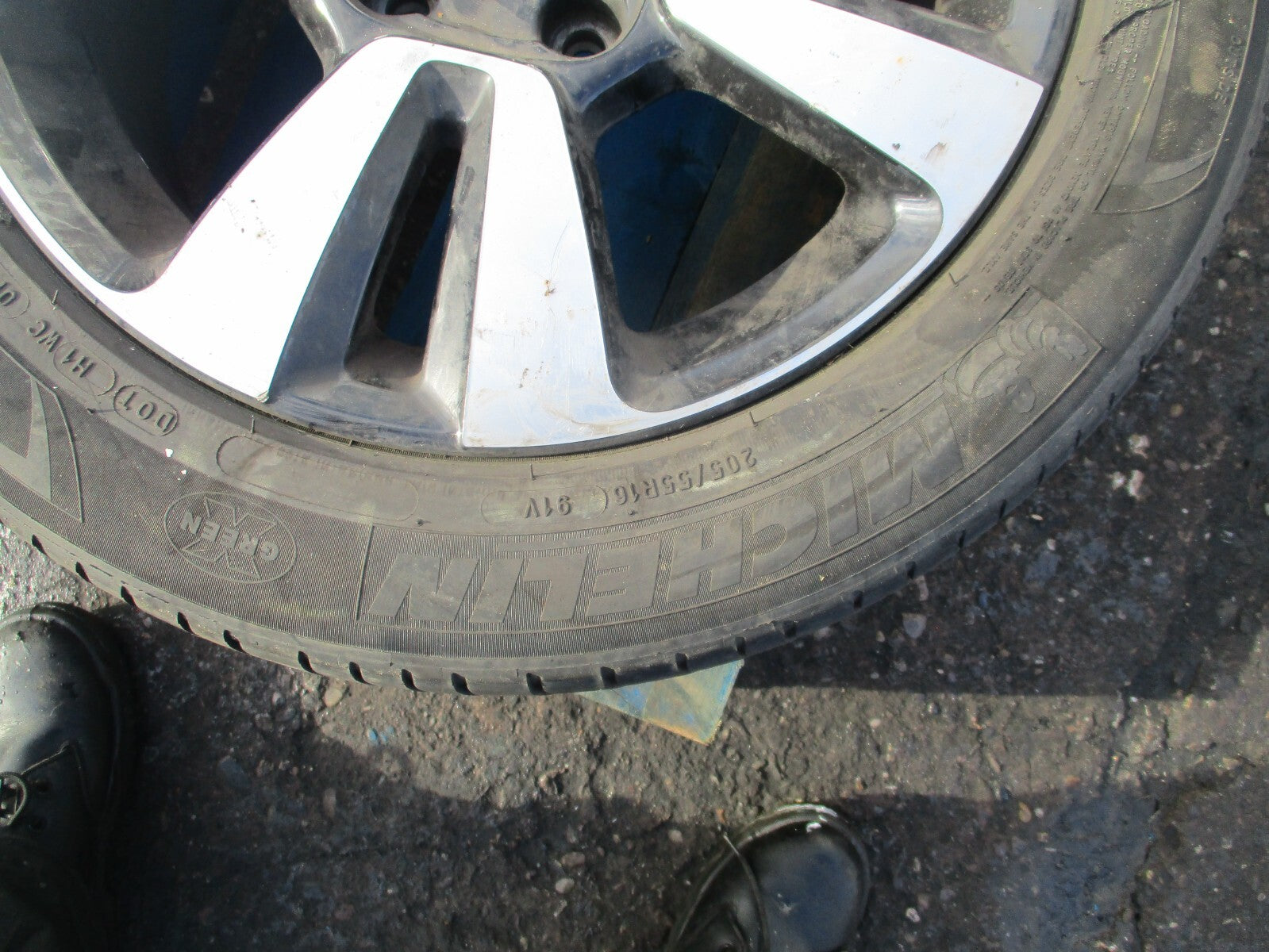2020 CITROEN C3 MK3 16 INCH ALLOY WHEEL & TYRE DIAMOND CUT 205/55R16 9813075077
