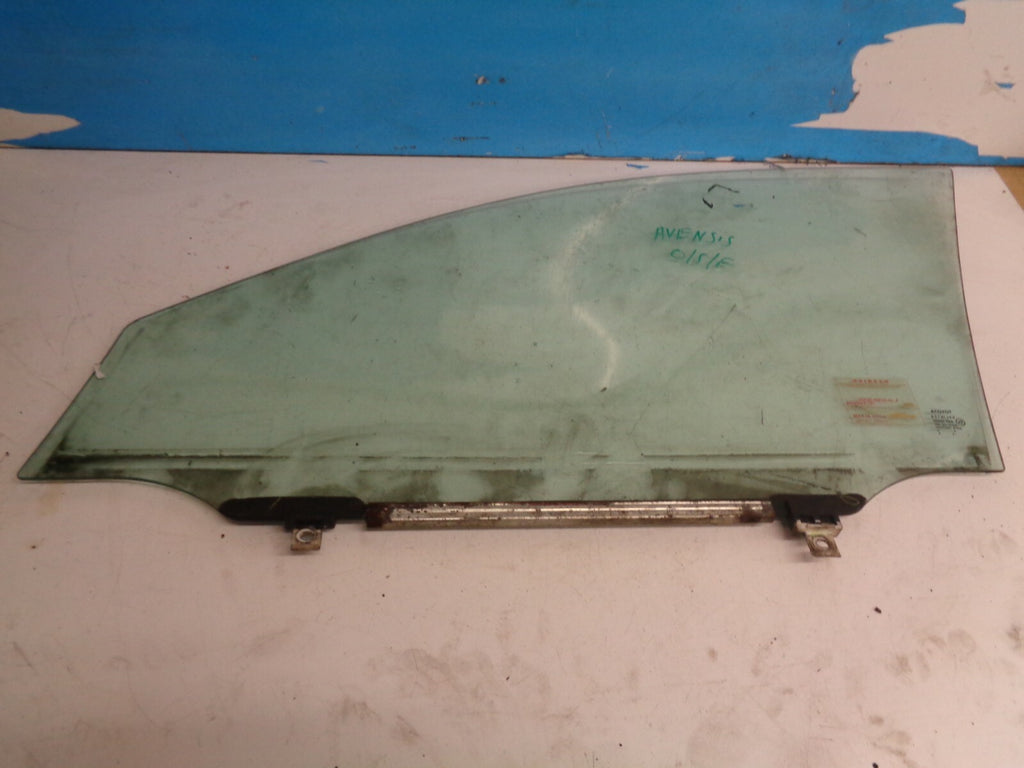 TOYOTA AVENSIS 2004 1.8 PETROL OSF DRIVER SIDE FRONT DOOR WINDOW GLASS