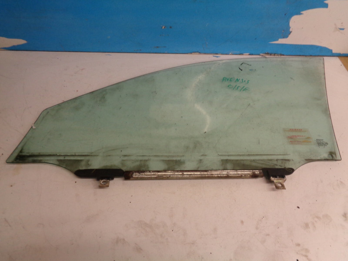 TOYOTA AVENSIS 2004 1.8 PETROL OSF DRIVER SIDE FRONT DOOR WINDOW GLASS