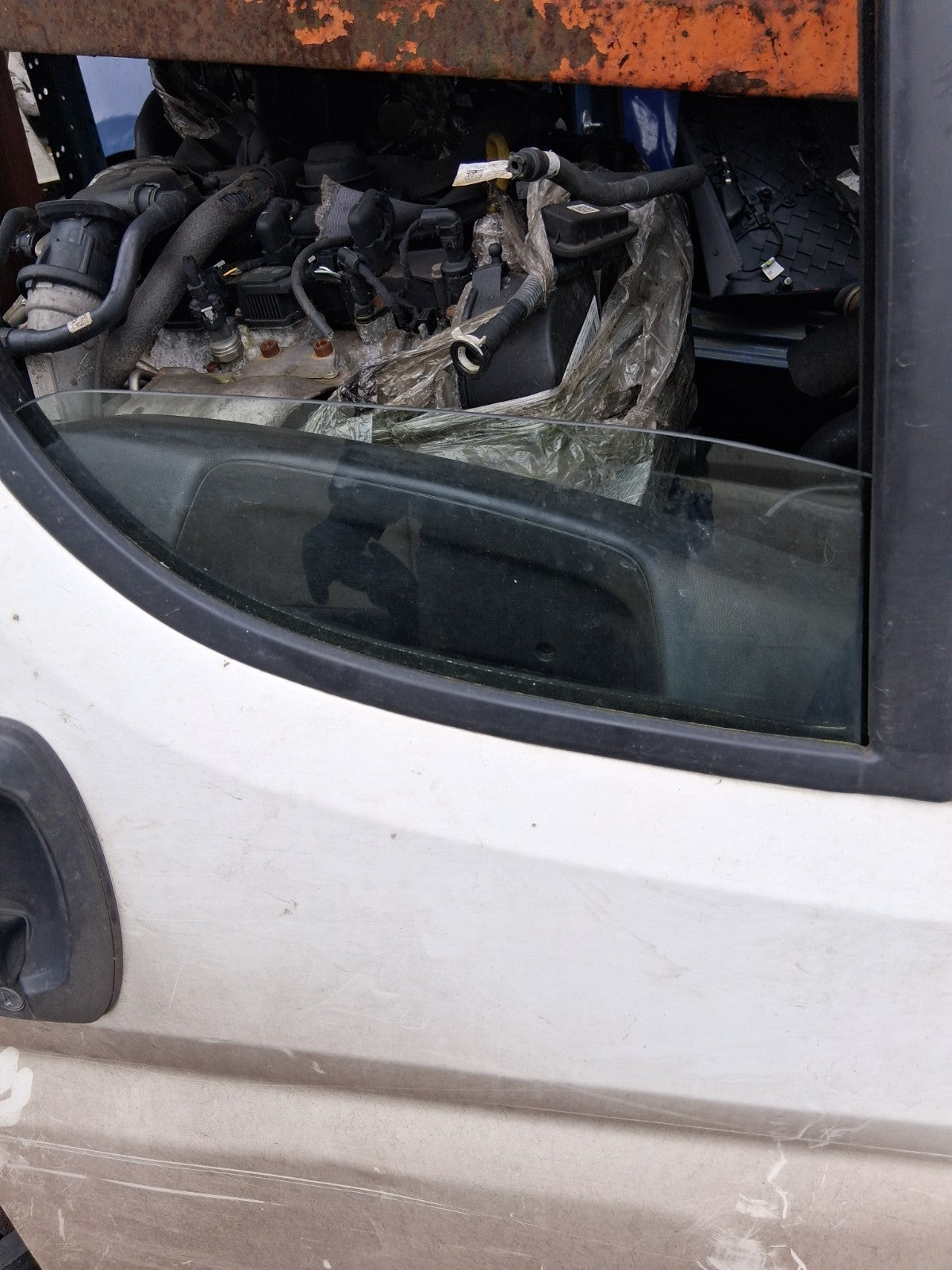 2016 PEUGEOT BOXER MK3 OSF DRIVER SIDE FRONT RIGHT COMPLETE DOOR WHITE